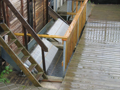 Finfiltre med automatisk renseanordning ved Bindslev Gl. Elværk